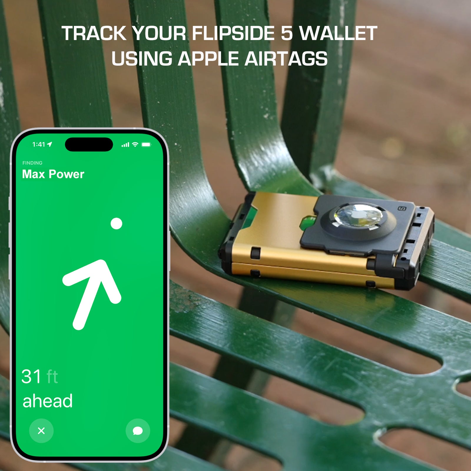 ATTACHMENT FOR AIRTAG (FLIPSIDE 5 WALLET)