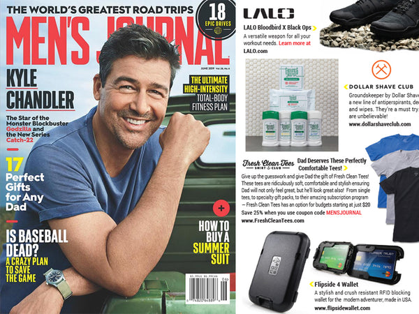 Flipside® 4 Wallet Featured in Men's Journal