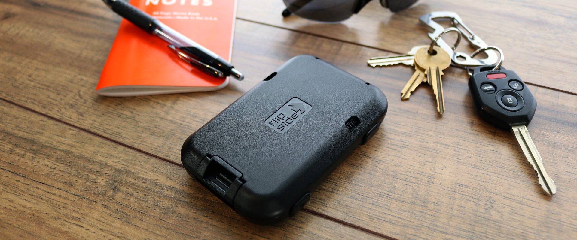 The flipside rfid wallet is also a crush resistant hardcase wallet that protects your cards from damage